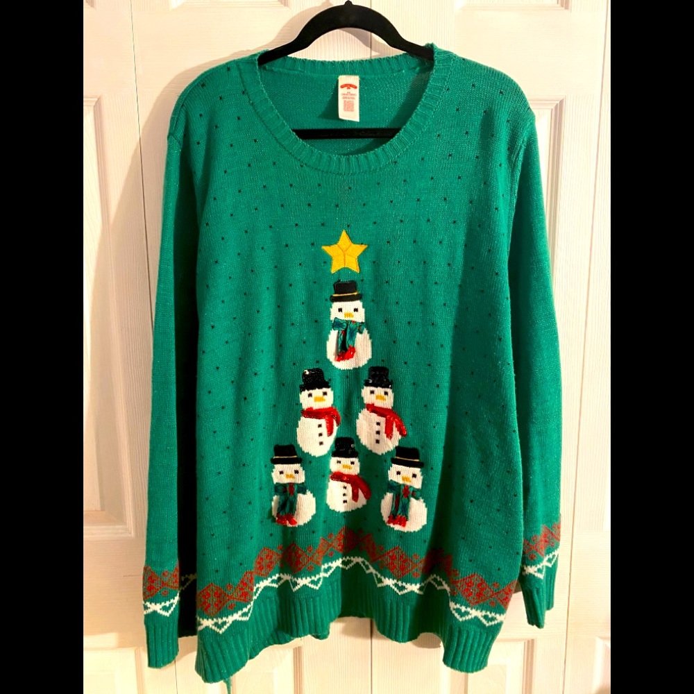 Christmas sweater plus size 4X